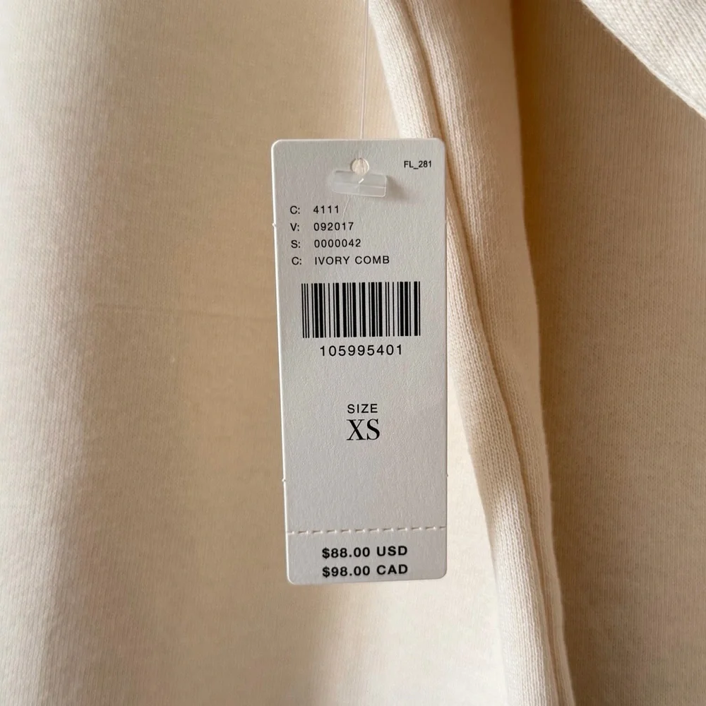 Anthropologie Cute Cream Sweatshirt with Red Embroidery - Picture 9 of 9